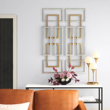 Mercury Row Modern Abstract Wall Decor on Metal Reviews Wayfair